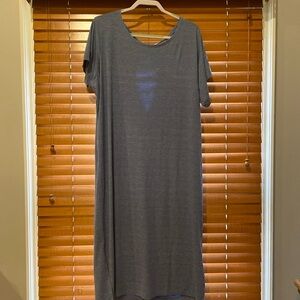 World Market comfy soft blue casual dress size O/S Never worn like new  (e)